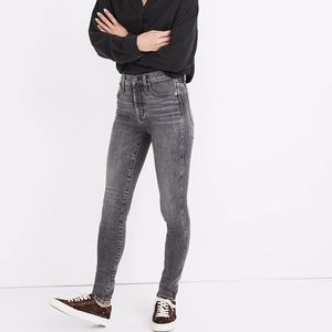 NWT Madewell High-Rise Skinny Jeans in Oakwood Wash